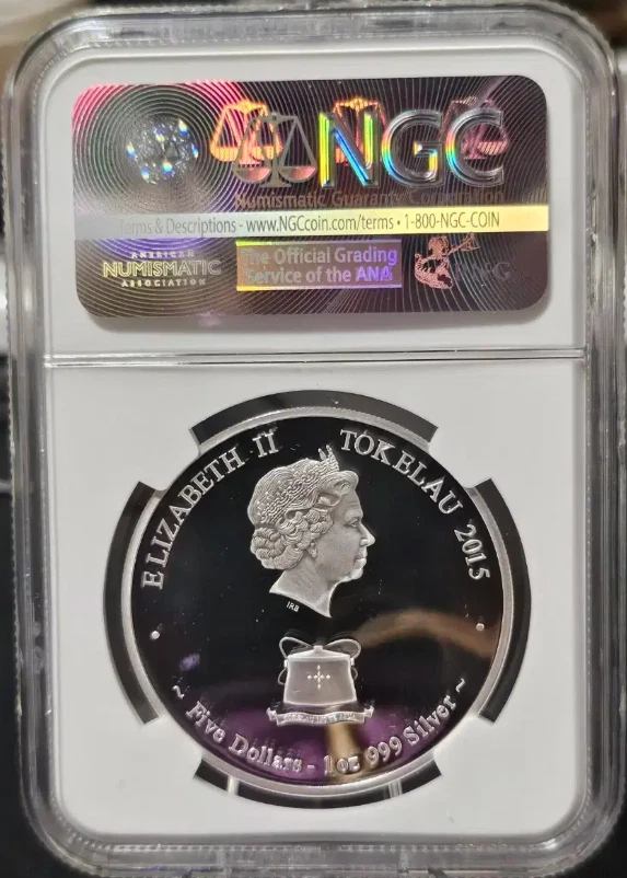 Tokelau Aries Zodiac 1 oz moneta d'argento PF69 Ultra Cameo NGC prime uscite - Immagine 2 di 4