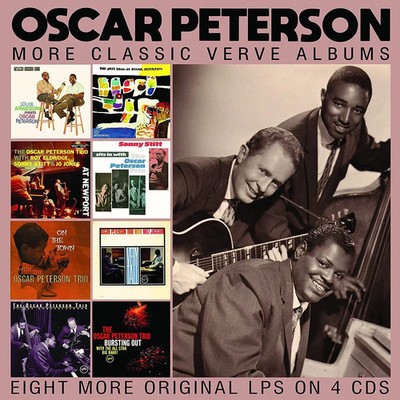 OSCAR PETERSON-EIGHT MORE ORIGINAL LPs ON 4 CDs