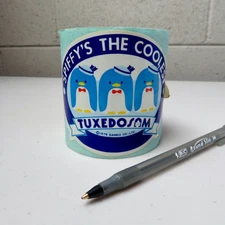 1979 SANRIO TUXEDO SAM SPIFFY STICKERS - ROLL OF 100 3" - WOW NOS