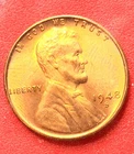 1948-S Lincoln Wheat Cent Penny GEM RED BU From an Original Bank Roll