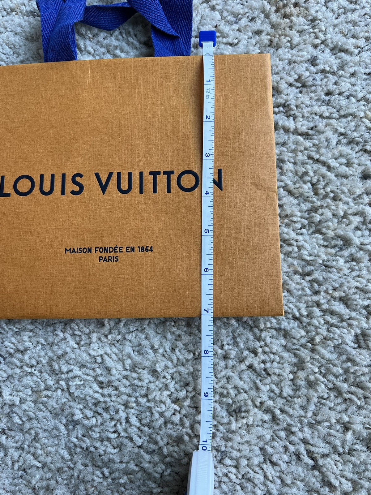 Lot 3 Shopping Bags Louis Vuitton Chanel Orange White Black thumbnail 4