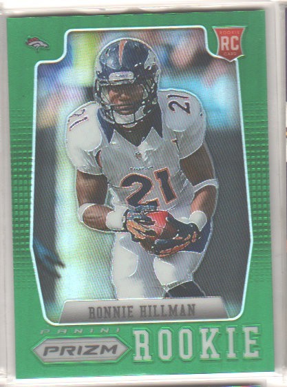 Ronnie Hillman Panini Prizm #229 Green
