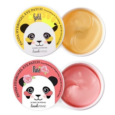 LOOKATME Korean Eye Mask for Dark Circles and Puffiness, Hydrogel Eye Patch f...