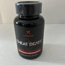 Livmaxn Cheat Death, 20-in-1 Multivitamin Raspberry Lemon 60 Gummies ~ Exp 10/25