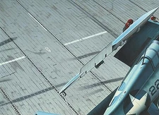 Eduard-Models US Navy Aircraft Carrier Deck - Plastic Model Airplane Kit - 1/48