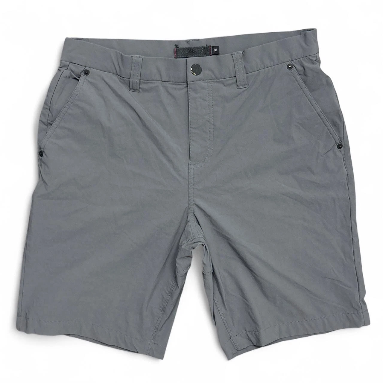 Gramicci Shorts Mens 31 Gray Performance 9" Inseam Stretch Hiking Outdoors