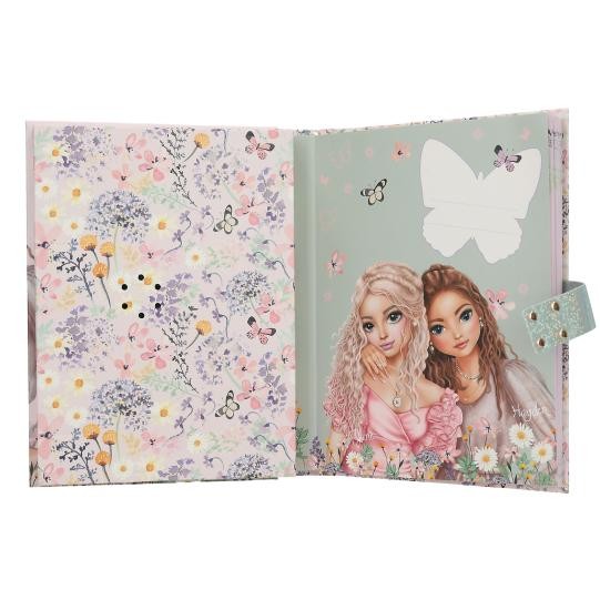 Journal intime secret TOPModel avec code musical Summer Feeling rose