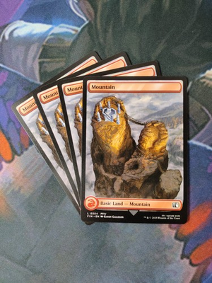 #ad Full Art Mountain 304 x 4 *% Off 2 Final Fantasy NM MTG $1.95
