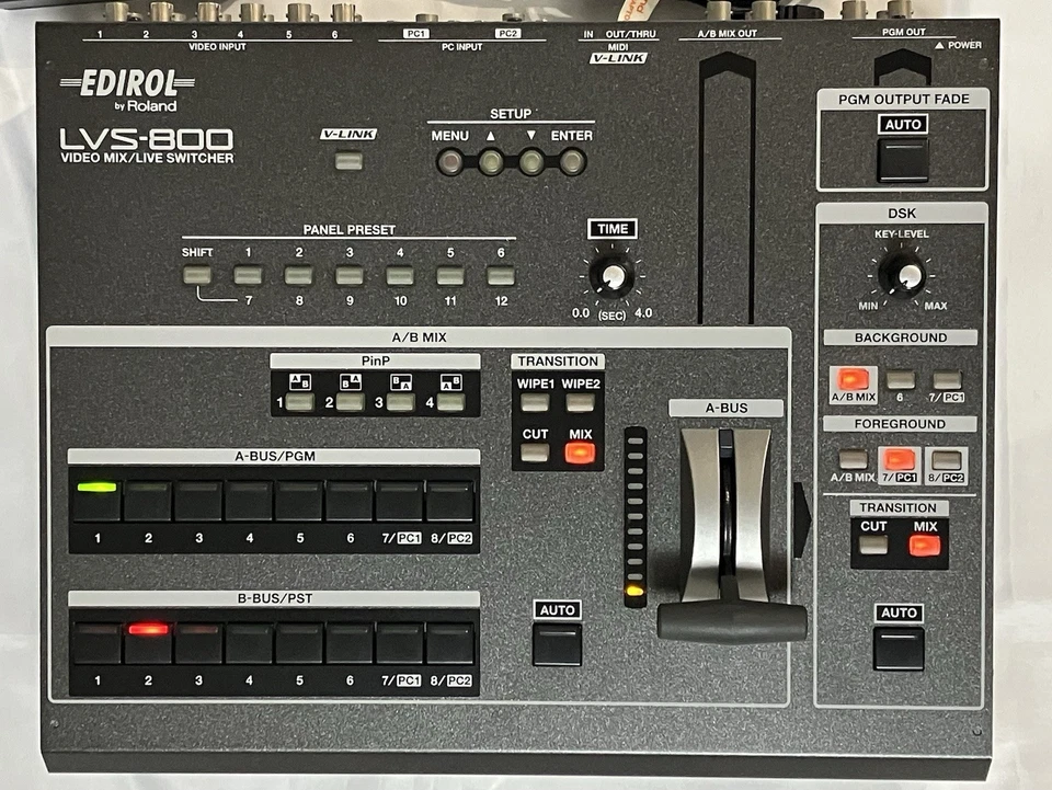 Edirol LVS-800 Video Mixer / Live Switcher – Tested – Original Adapter & Manual - Image 2 of 4