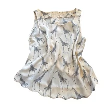 Double Zero giraffe flowy tank blouse