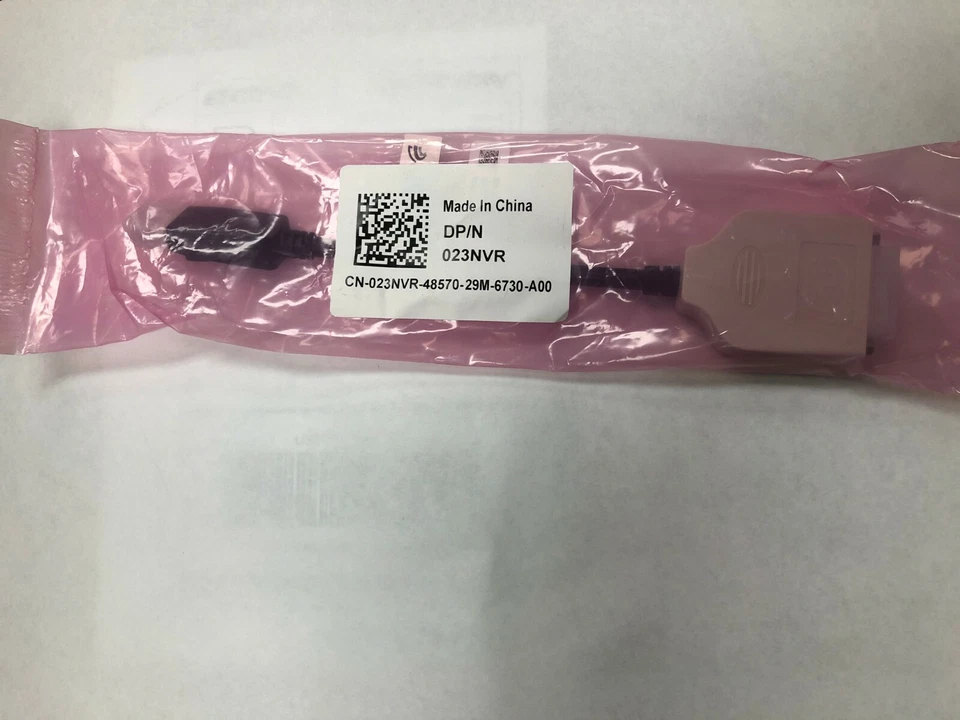 One Genuine Display Port to DVI Video Adapter Dell DP/N 023NVR - Volume Discount - Image 3 of 4