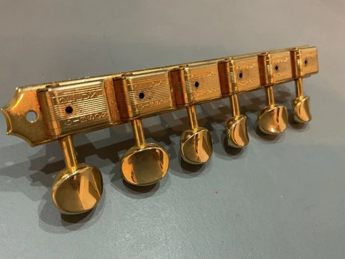 1960-70s Kluson Gibson Double Line Explorer Gold Lefty Pegs