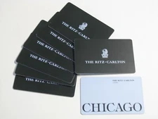 (1) The Ritz Carlton Chicago Logo Illinois USA Hotel Motel Room Key Swipe Card