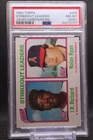 Nolan Ryan JR Richardson 1980 Topps # 206 Strikeout Leaders PSA 8 NM-MT