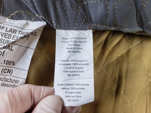 Hallmart Collectibles Lantana Comforter Set Riverbrook Home 6 Pieces Gold & Gray - Picture 12 of 13