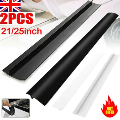 DAYDAYUP-UK 2X Silicone Kitchen Seals Gap Filler Stove Counter Gap Cover for Cooker Worktop