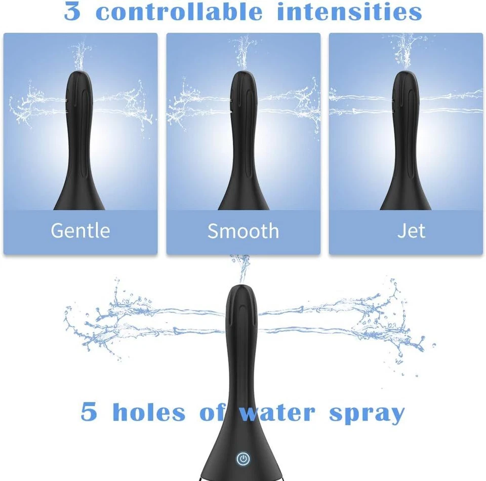 Automatic Enema Bulb Anal Vaginal Cleaner Tool Silicone Douche Cleaner Enema Kit - Image 2 of 4