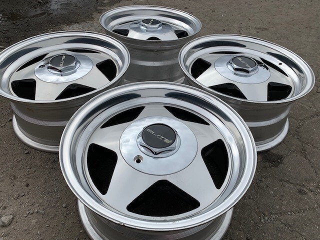 15 VINTAGE WHEELS RIMS AMERICAN RACING STAR FIVE SPOKES 6X114.3 6X4.5 ...