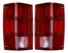 New Taillights Pair NO Trim for 86-92 Jeep Comanche (Key Parts # 0482-611)