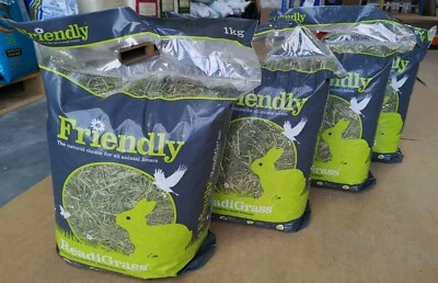 FRIENDLY Readigrass 4Kg (Green) - 4x 1Kg £6.54 each - Free Next Working Day Delivery
