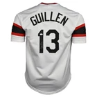 Ozzie Guillen Signed Chicago White Throwback Baseball Jersey (JSA)