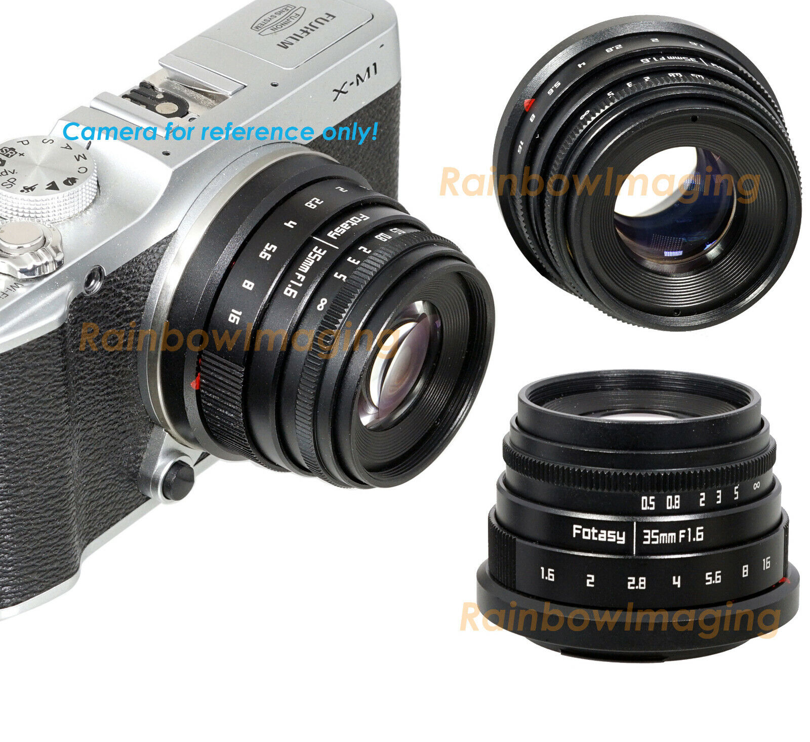 Land Verwaarlozing Eentonig 35mm f1.6 APS-C MC X Mount Lens Fujifilm Fuji X-T3 X-T2 X-T1 X-A10 XT30 XT20  | eBay