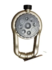 Expert Gardener 8 Pattern Turret Sprinkler Garden Farm and Lawn Green Metal Base