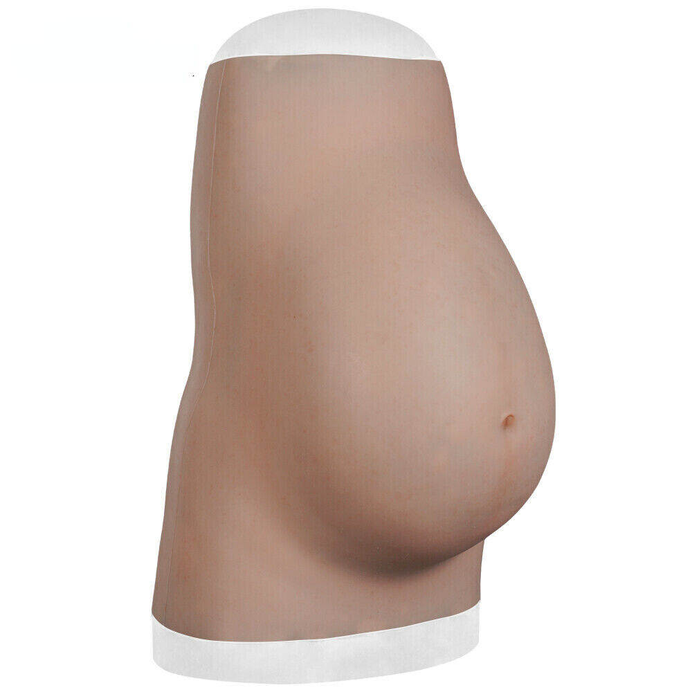 Silicone Fake Pregnant Belly Bump Tummy For Crossdresser Cosplayer Actor Props