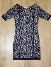 Juicy Couture Size XS Dress Anchors Knit Stretch Wool Blend Short Sleeve Sweater