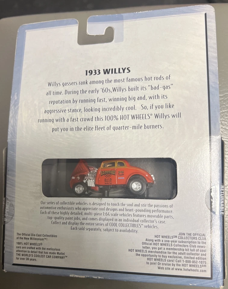 风火轮汽车套装 💯 69 Chevelle.. 33 Willys。 野木 — 第 3/4 张图片