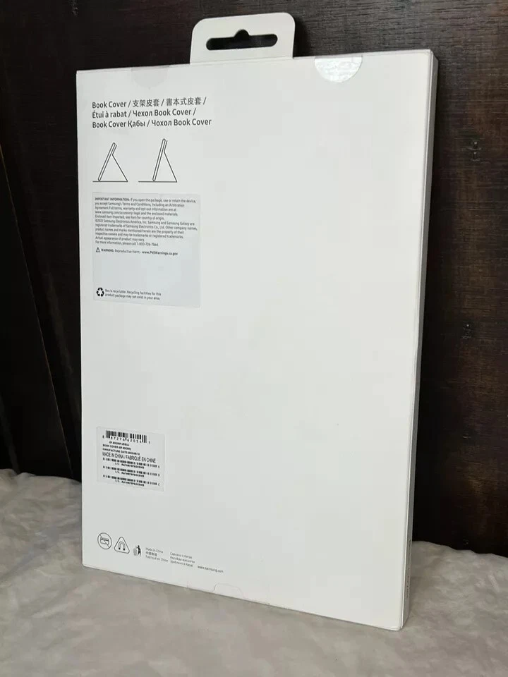 Genuine Samsung Galaxy Tab A8 10.5in Book Cover Smart Case EF-BX200 Free Ship - Image 2 of 2