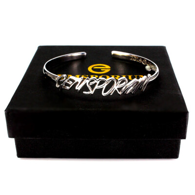 925 Sterling Silver Cuff Bangle 48x13mm Jewelry Gemsporium Brand