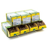 Jet-Fast Universalschrauben Spanplattenschrauben Holzschrauben Set 3900 Teilig