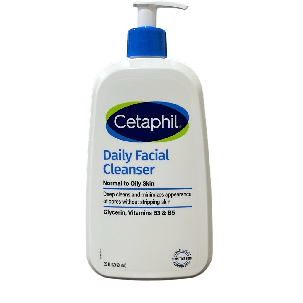 Cetaphil Fragrance-Free Facial Cleanser for Normal to Oily Skin 20oz