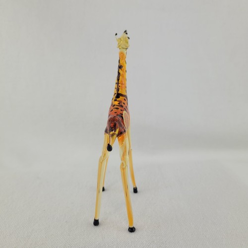 Vintage Murano Giraffe mundgeblasene Glas Figur Original Etikett Made in Italy - Bild 11 von 19