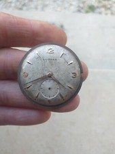 LUGRAN QUADRANTE DIAL 17RUBIS e MECCANISMO 30mm ORIGINALE FOR PARTS USED  RARE 