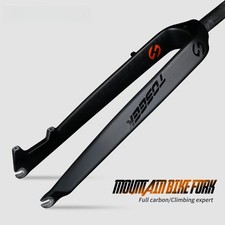 Forcella Mtb Bicicletta Carbonio Mountain Bike 26/27.5/29ER Tubo Dritto Forcella Anteriore 700c