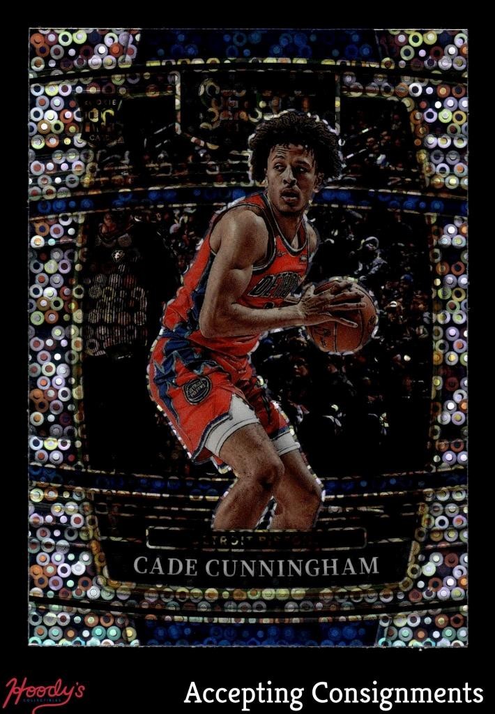 2021-22 Select Prizms Disco #11 Cade Cunningham RC ROOKIE Pistons