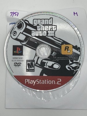 Grand Theft Auto III (PlayStation 2 PS2) NO TRACKING - DISC ONLY 7151