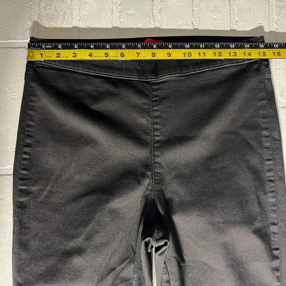 Jennifer Lopez Jeggings Mujer 12 Negros Elastizados Ajustados Pantalones de mezclilla Bolsillos Foto 2 de 4