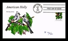 Dr Jim Stamps American Holly 1997 First Day Of Issue Cover Neal Faircloth Cachet
