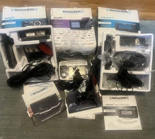 Sirius XM Radios Lot of 3 Radios - Onyx Home Kit - ONYX Plus + STRATUS 7 Vehicle