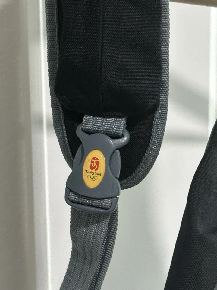 Beijing Olympics 2008 Panda Shoulder Sling Messenger Backpack Collectible Bag - Image 3 of 4
