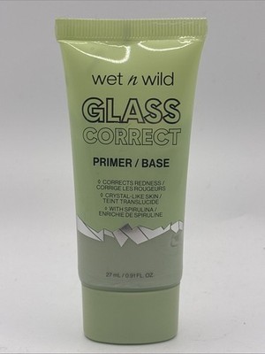 Green Makeup Primer for Glass Skin Effect Color Correcting Fluids 0.91 Fl Oz