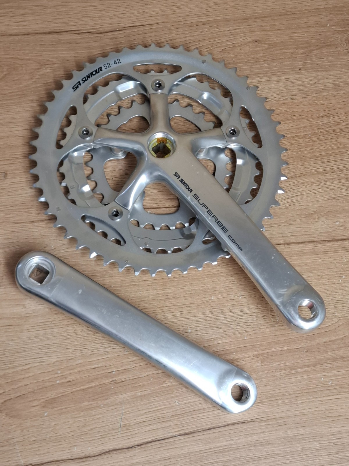 Suntour SR Superbe Comp Triple Crankset a 30/42/52T a 175 mm