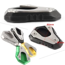 Kickstand Side Stand Plate Pad Base For Kawasaki Ninja ZX6R 2009-2017 1PC