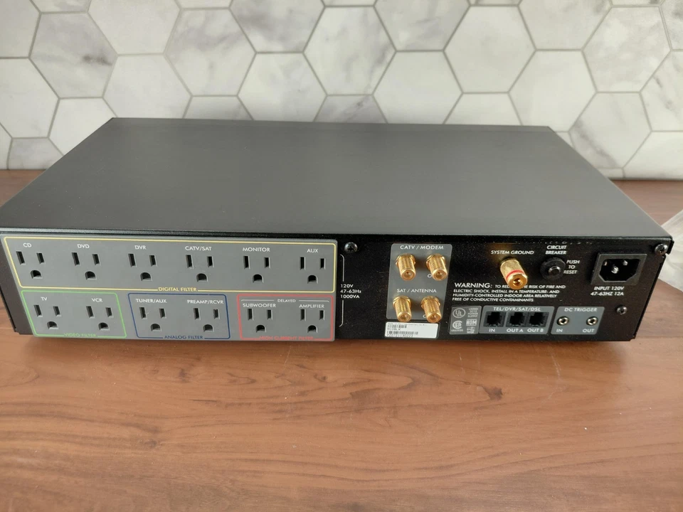 APC H10 Home Theater Power Conditioner black Audio Video Surge ⭐️⭐️⭐️⭐️⭐️ - Image 3 of 4