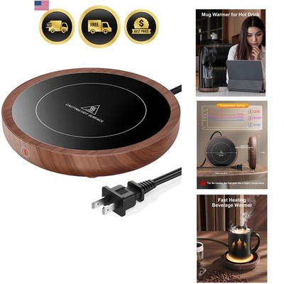 Coffee Mug Warmer, 36W Electric Cup Warmer for Desk with 3-Temp Settings Adva...