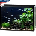 Ultra Clear 2.5 Gallon Fish Tank Nano Aquarium Leak Proof Glass Betta Shrimp New