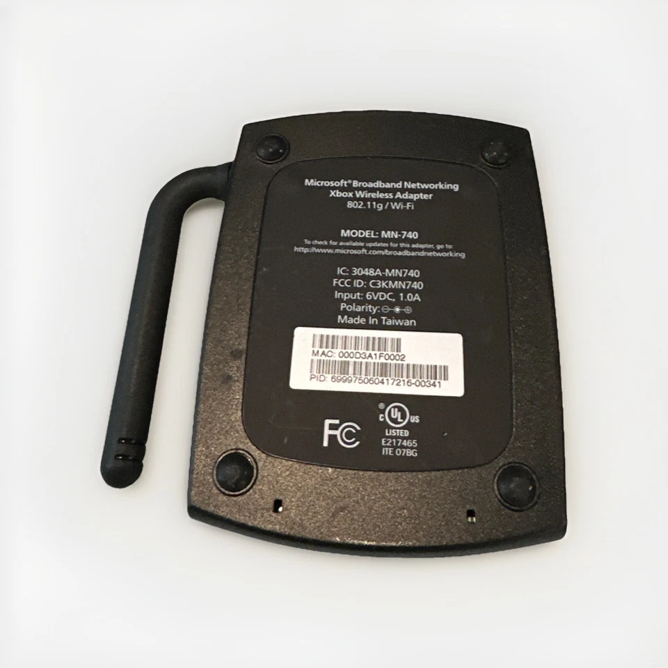 Original Xbox MN-740 OEM Broadband Network Wireless Adapter - Image 3 of 3